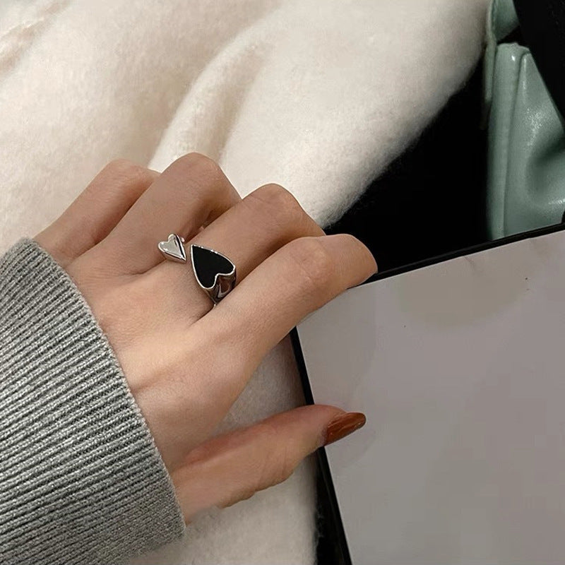 ShivAura Romantic Heart Statement Ring