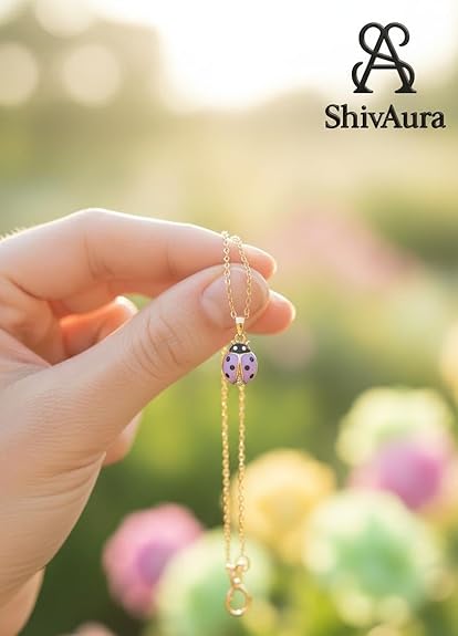 ShivAura Minimalist Pendant Necklace for Women | Korean Style Premium Luxury Fashion Jewellery | Anti Tarnish Everyday Elegant Necklace