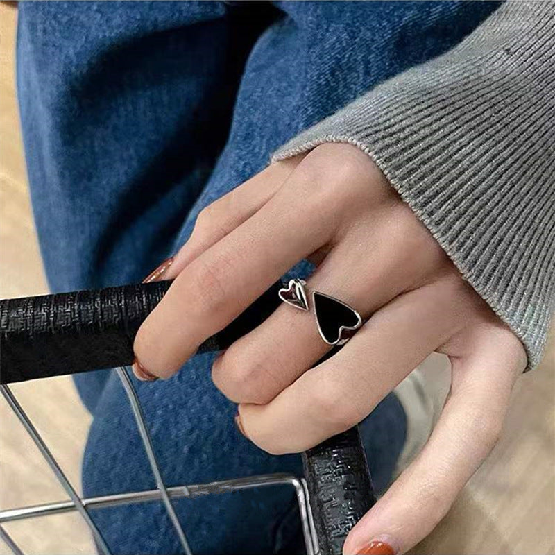 ShivAura Romantic Heart Statement Ring
