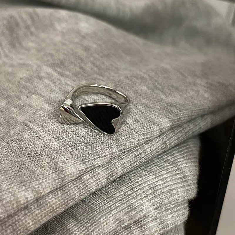 ShivAura Romantic Heart Statement Ring
