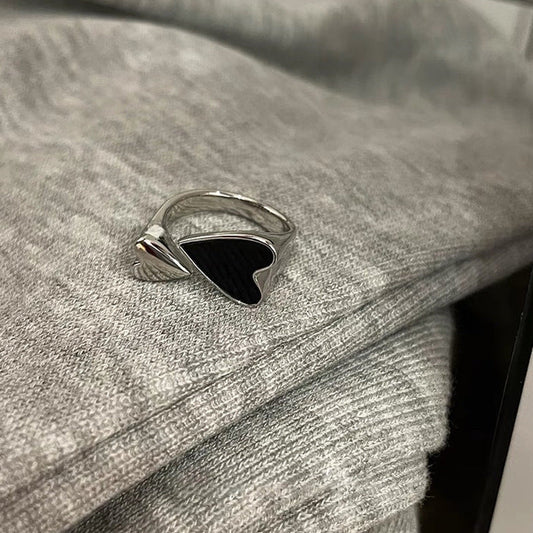 ShivAura Romantic Heart Statement Ring