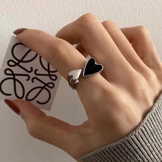 ShivAura Romantic Heart Statement Ring